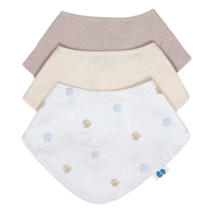 Soft Spot - Lätzchen-Halstücher aus Bio-Baumwolle Seaside - 3er Set | Seaside