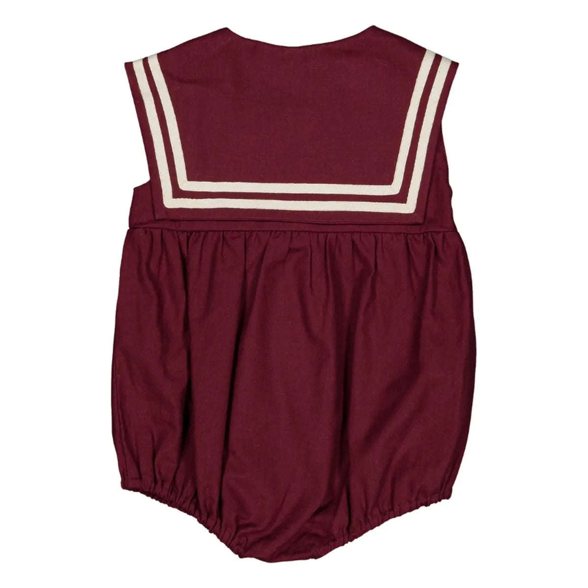 Loir - Isabella Linen Jumpsuit | Burgundy