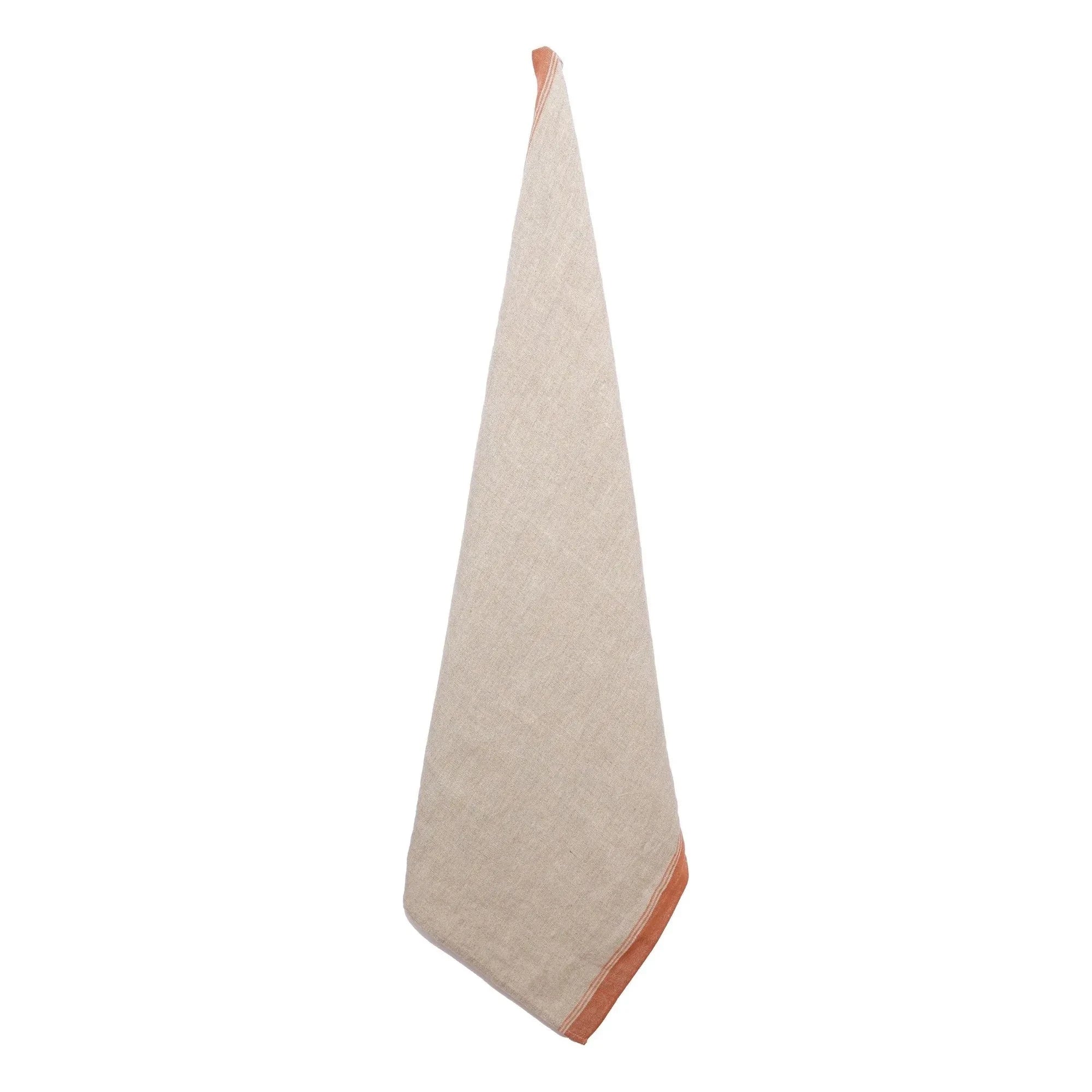 Haomy - Havana keten mutfak havlusu | Terracotta