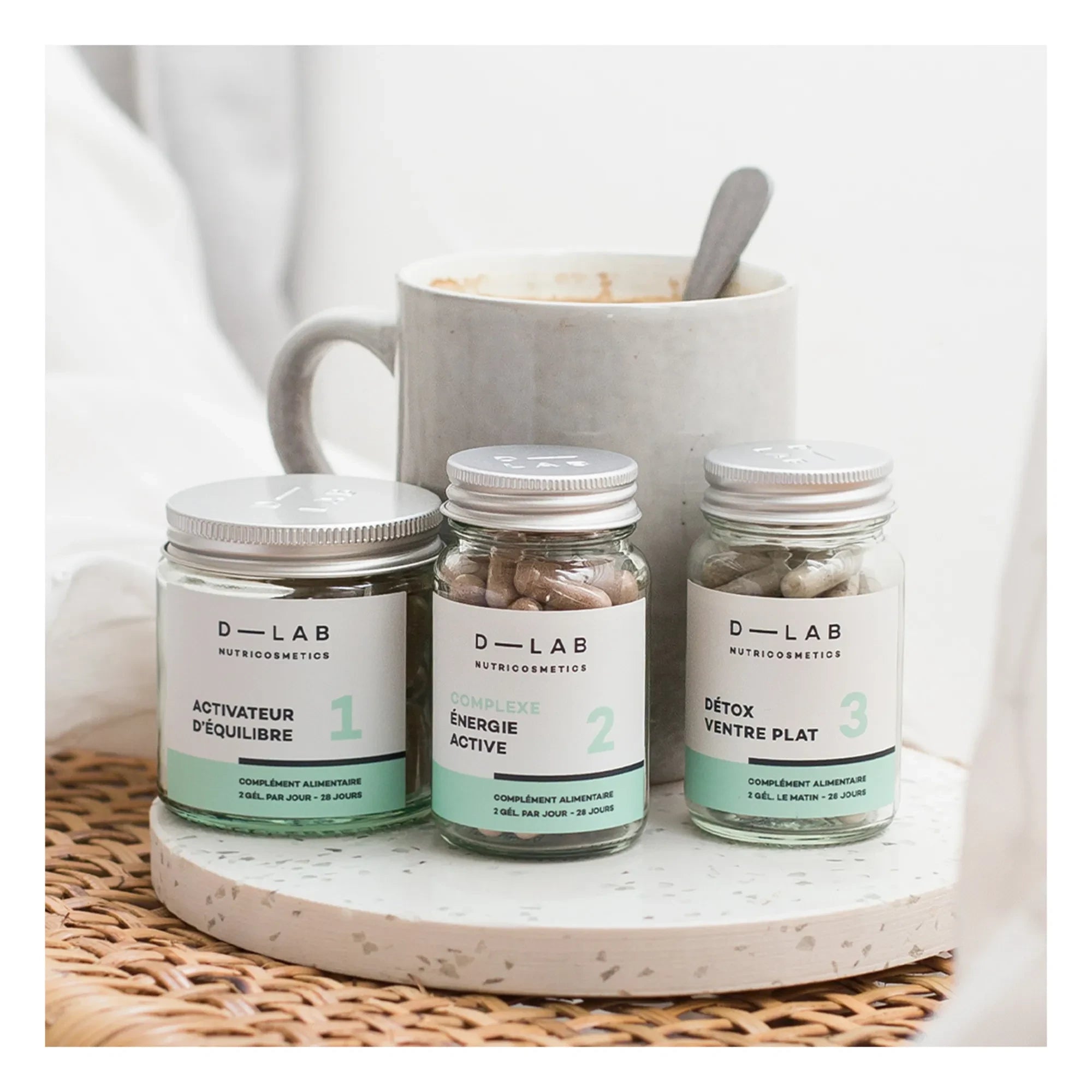 D-LAB NUTRICOSMETICS - Programa de abdomen plano - 1 mes
