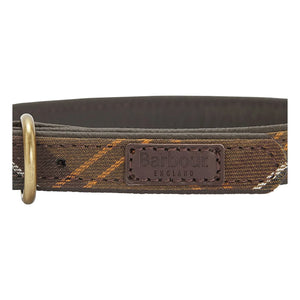 Barbour - Tartan Dog Collar | Dark Beige Brown