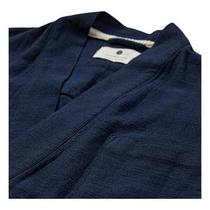 Anerkjendt - Akjesper Twill Kısa Kollu Kimono | Koyu Mavi