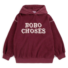 Bobo Choses - Sudadera con capucha de algodón orgánico Bobo | Burdeos