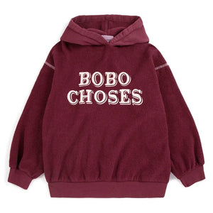 Bobo Choses - Sudadera con capucha de algodón orgánico Bobo | Burdeos