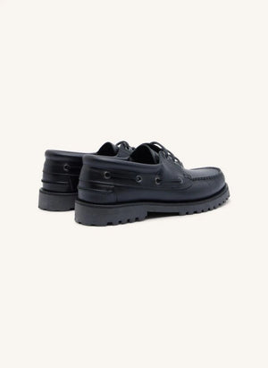 Garment Project - Ollie Boat Shoe | Black