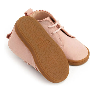 Lazare - Feston Raoul Suede Lace-Up Sneakers | Powder Pink
