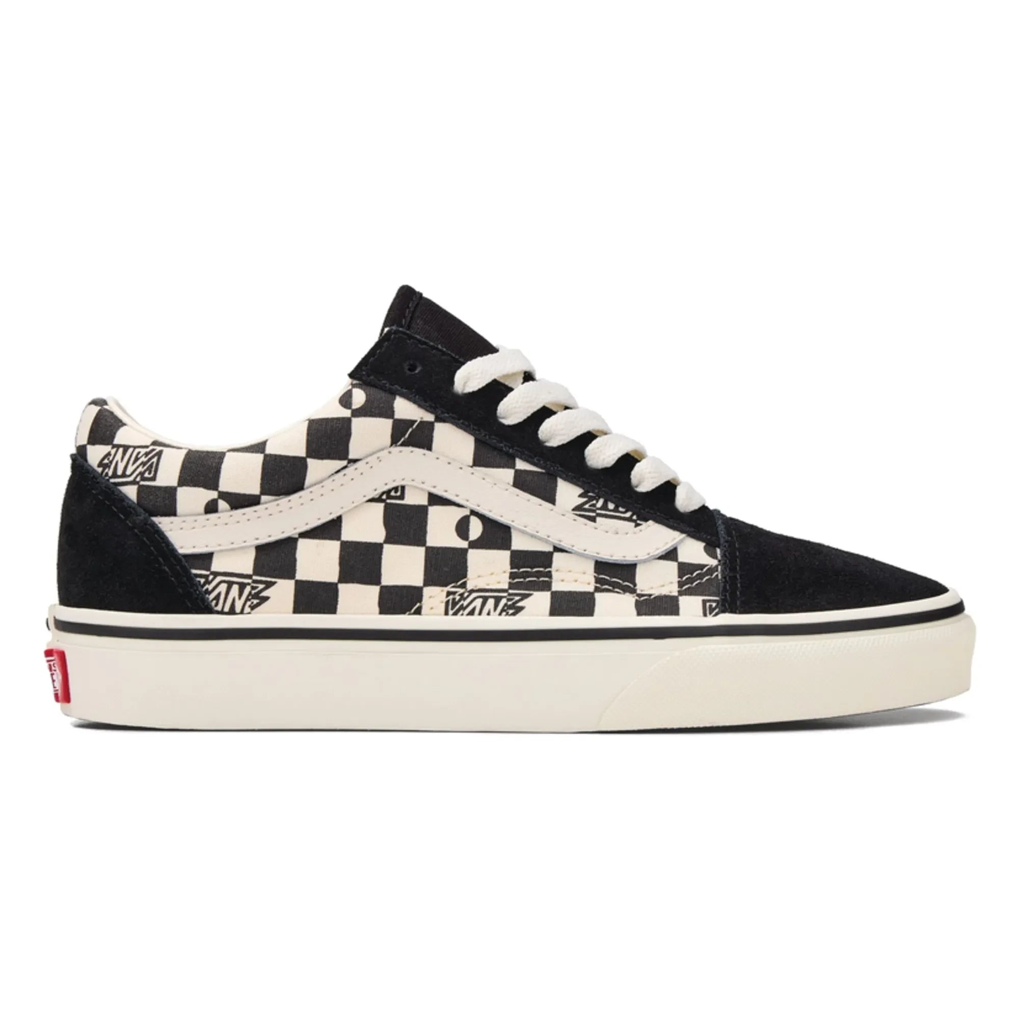 Vans - Bağcıklı Spor Ayakkabı Old Skool Geo Check | Siyah
