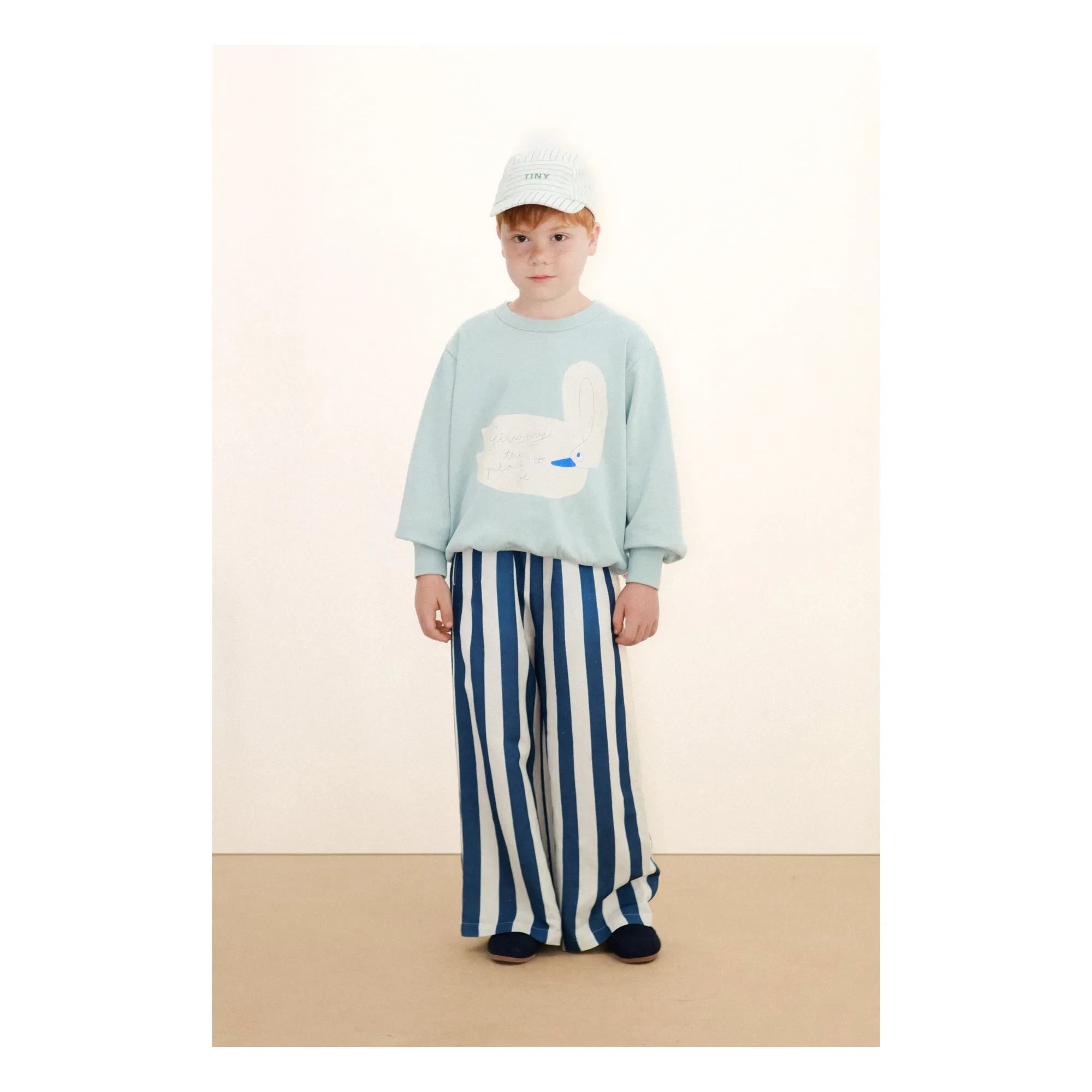 Tinycottons - Swan Sweat Organik Pamuk | Gri mavi