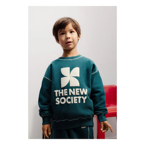 the new society - TNS Logolu Sweatshirt | Yeşil