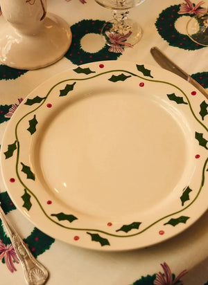 Anna + Nina - Holly Plate | Beyaz