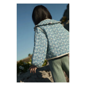 Louise Misha - Agara Patchwork Organik Pamuk Ceket | Mavi