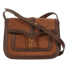 Maria de la Orden - Noah Tasche aus Samt und Leder | Camel