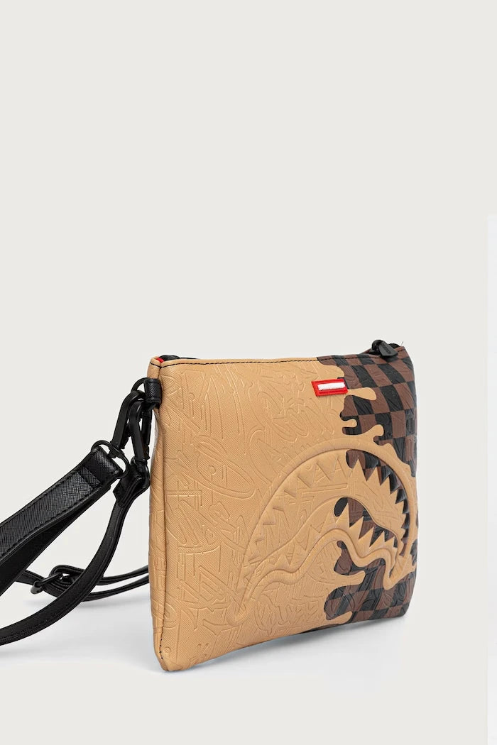 Sprayground - हेनी मेल्ट ब्राउन शोल्डर बैग 910B9368NSZ