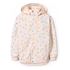 Molo - Chaqueta impermeable de fibra reciclada Waiton Cœurs | Rosa pálido