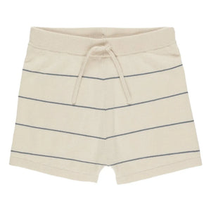 Rylee + Cru - Terry Çizgili Şort | Ecru