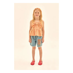 Jelly Mallow - Carreaux Knoten-Top | Gelb