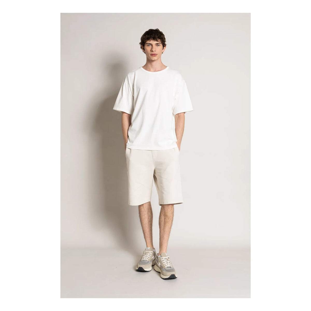 Smallable Man - Aron Bio-Baumwoll-Shorts | Haferflocken