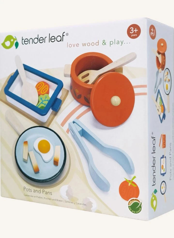 Tender Leaf Toys - مجموعة ملحقات المطبخ