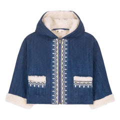 Louise Misha - Melvette Cord-Jacke | Blau