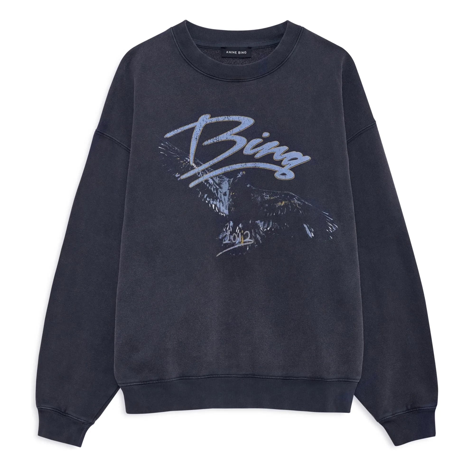 Anine Bing - Spencer sweatshirt | Yıkanmış Siyah