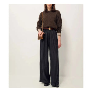Sessùn - Silty Merino Wool Sweater | Dark Gray