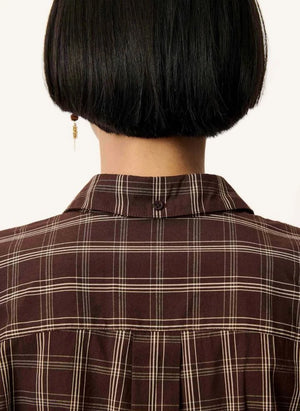 Sessùn - Camicia in cotone Booklyn | Moka
