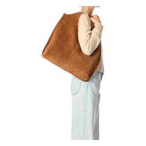 Jérôme Dreyfuss - Paco Samt Crust Tote Bag | Karamell