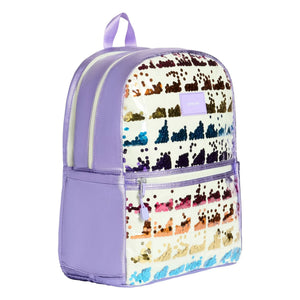 State Bags - Çift Cepli Sırt Çantası Kane Sequins | Ecru