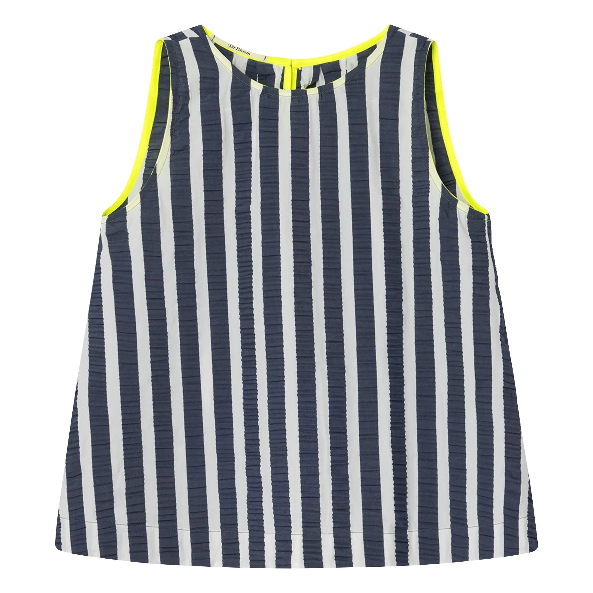 Dr Bloom - Fresco Stripes Bluz | Lacivert