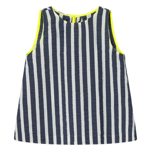 Dr Bloom - Fresco Stripes Bluz | Lacivert