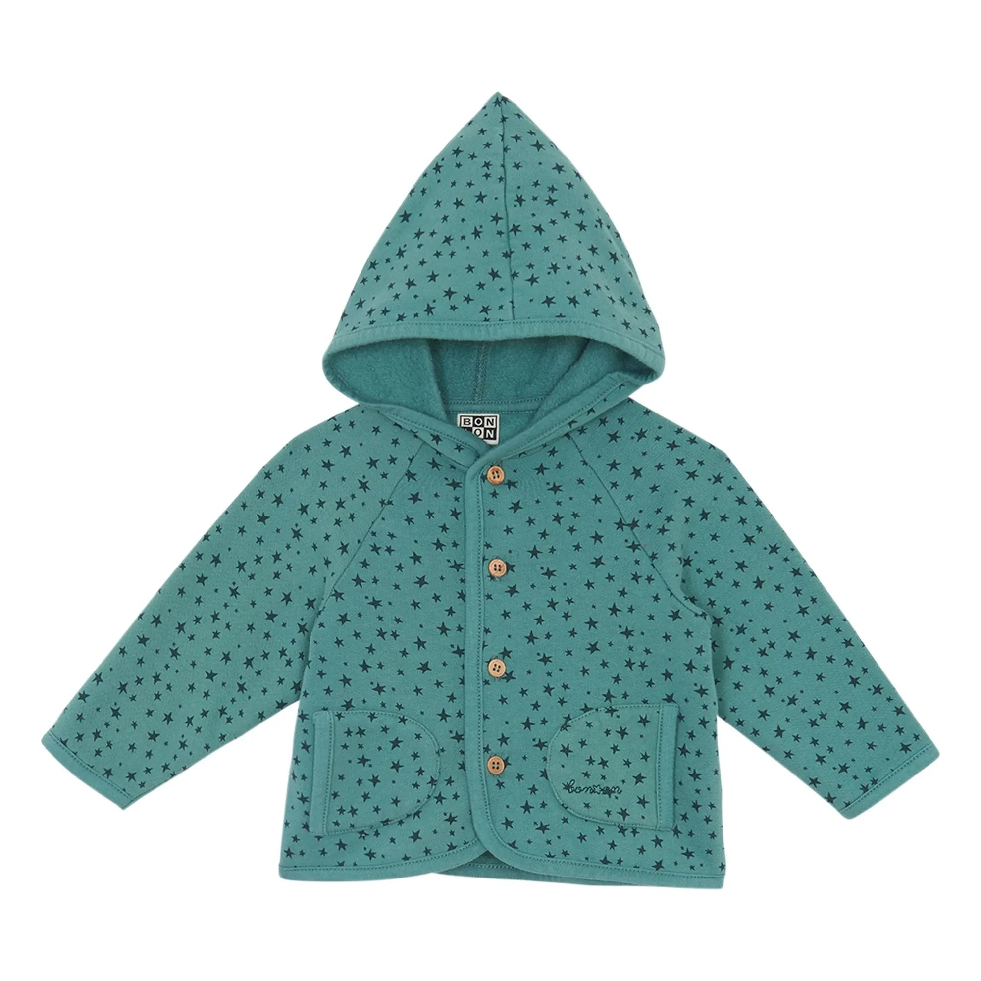 Bonton - Lee Kapüşonlu Yelek | Peacock blue