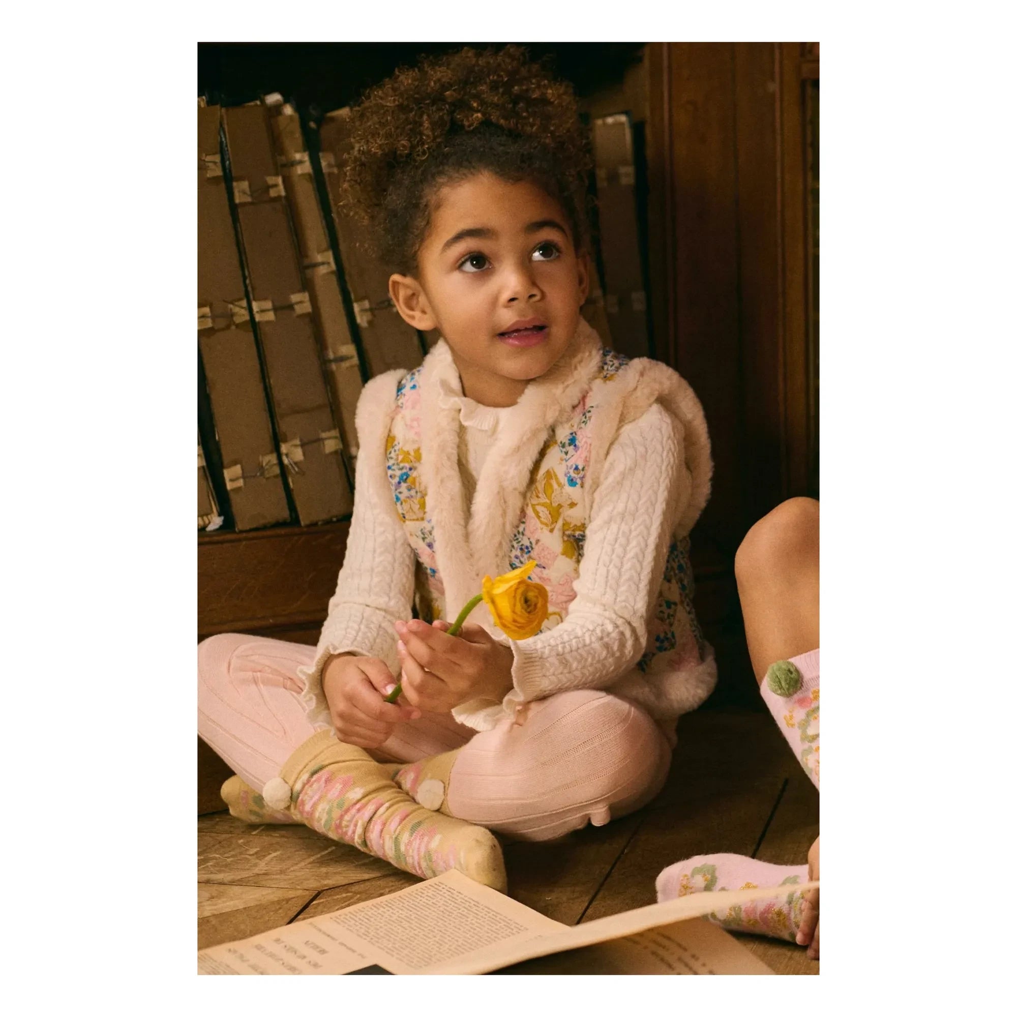 Louise Misha - Moldavia Leggings de canalé | Rosa