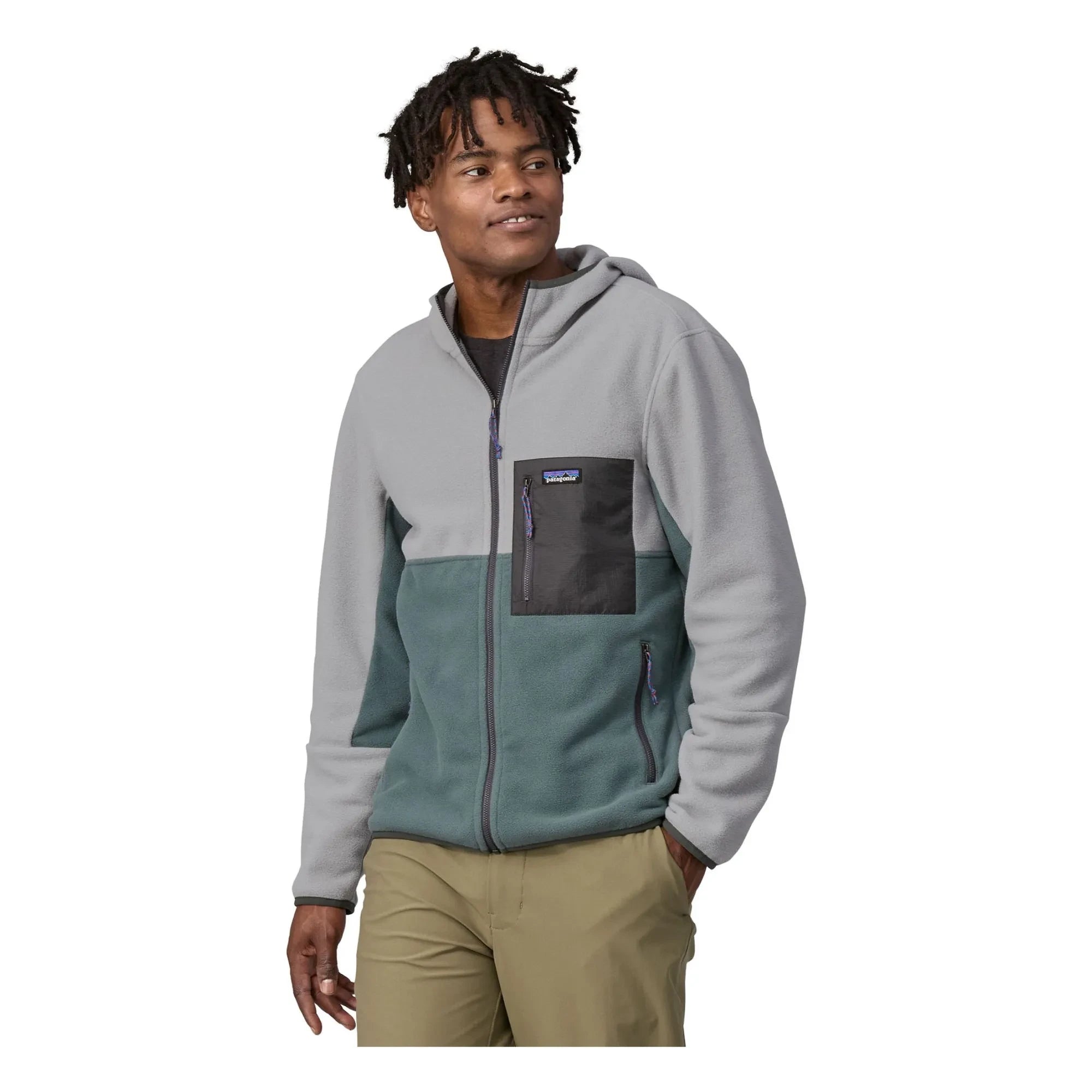 Patagonia - Microdini Zip Fleece Geri Dönüştürülmüş Elyaf | Verdigris