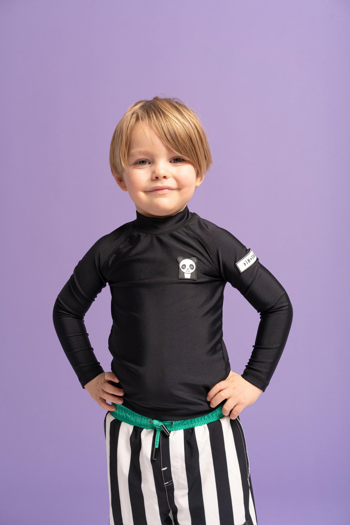 Roarsome - Patch the Panda - Kinder T-Shirt-Badeanzug