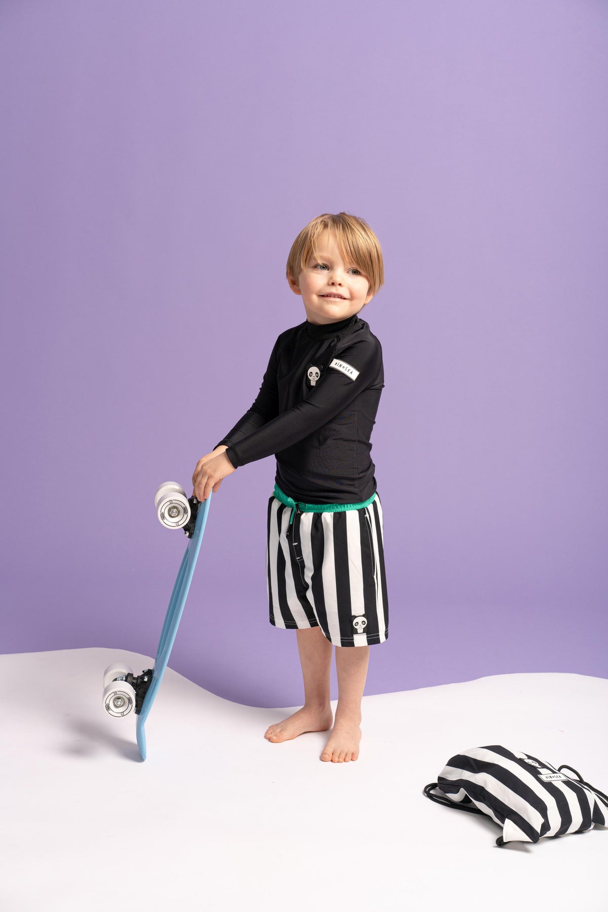 Roarsome - Patch the Panda - Kinder T-Shirt-Badeanzug