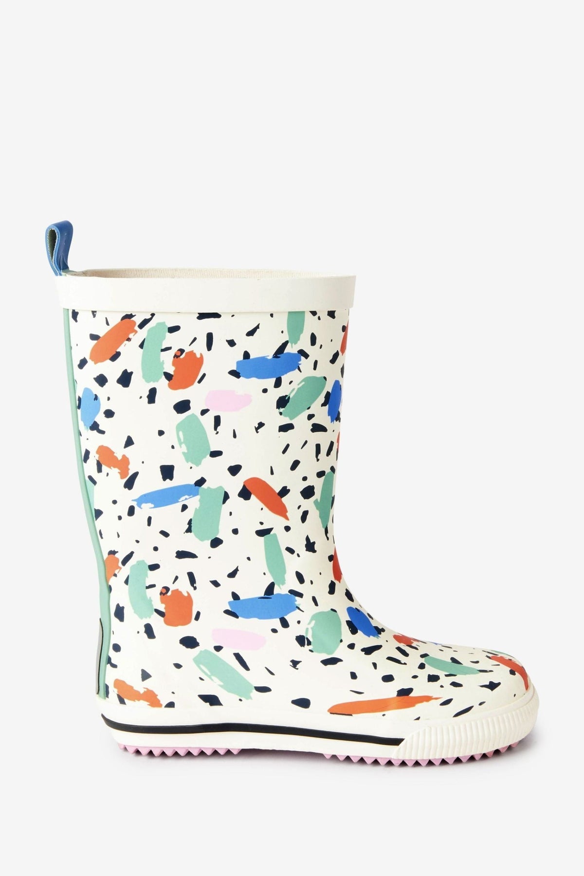 Dinossi - Regenstiefel für Mädchen mit Konfetti-Print - 32