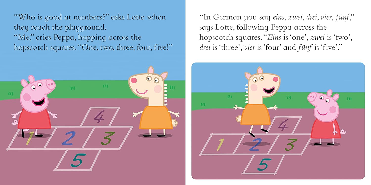 Dinossi - Peppa Pig Lotte Llama Oyun Grubuna Başlıyor İngilizce Hikaye Kitabı