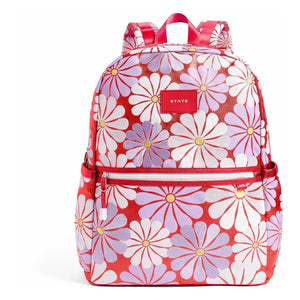 State Bags - Kane Two-Pocket Ruby Floral Backpack | Coral