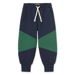 Tinycottons - Renk Bloklu Organik Pamuk Jogger Pantolon | Lacivert