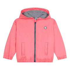Petit Bateau – Windbreaker mit recyceltem Fleecefutter Wrap | Koralle