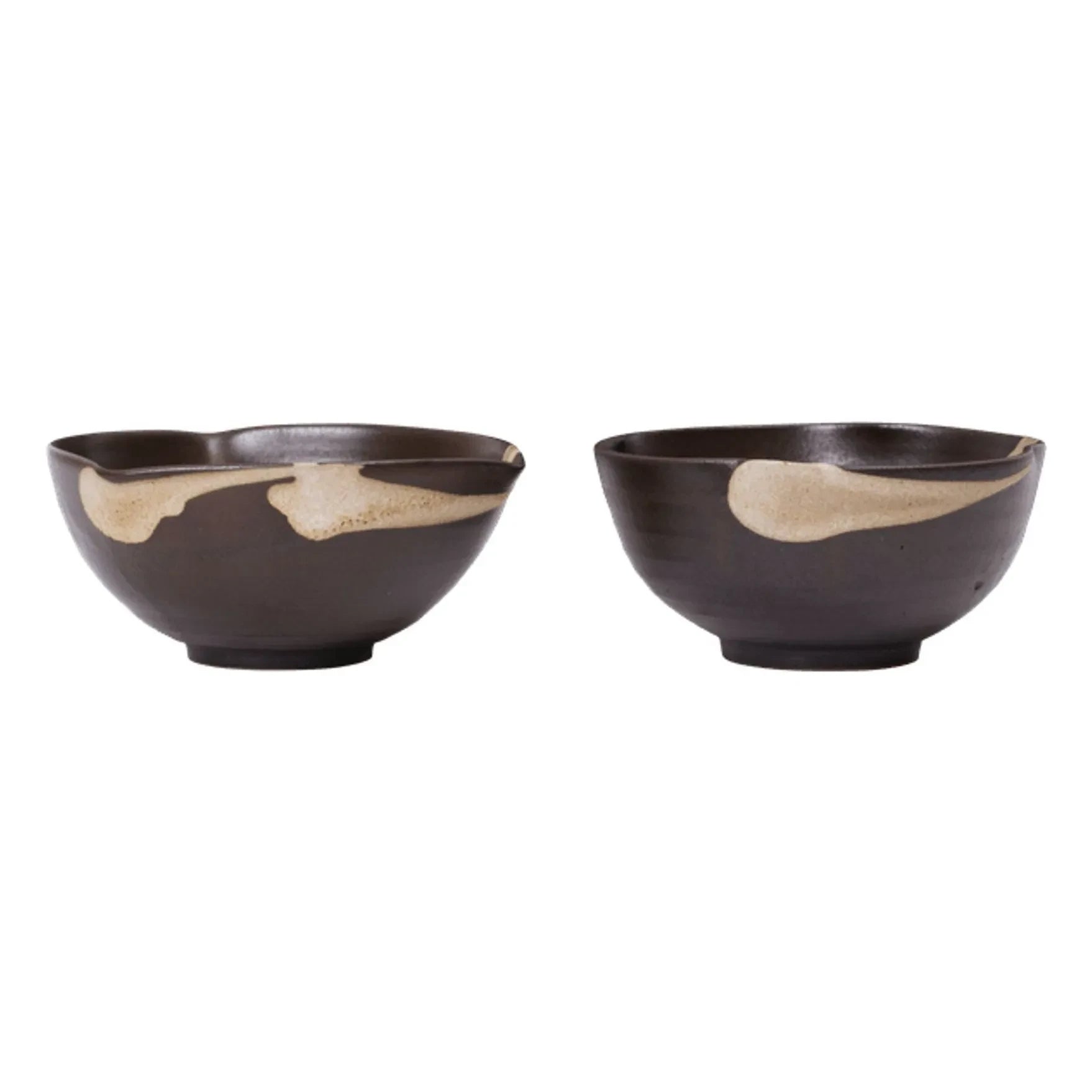 Ferm Living - Matcha kaseleri - 2’li Set | Kahverengi