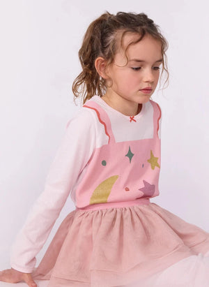 Petit Bateau - Tutu Dansçı Pijaması | Pembe