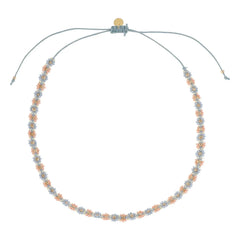 Jenest - Collar de flores azules