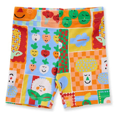 Halcyon Nights - Organic Cotton Vegetable Bicycle Shorts | Orange