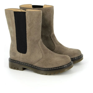Pom d'Api - Sid Mid Velours botas | Marrón topo