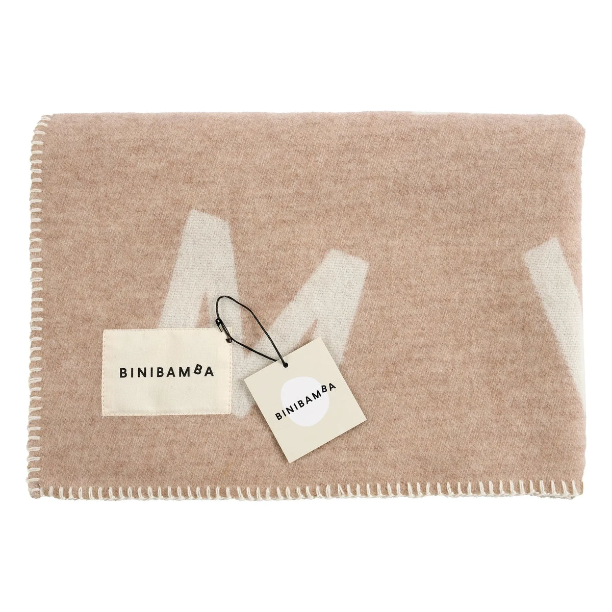 BINIBAMBA - Merinowolldecke | Milch