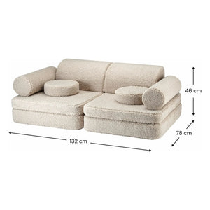 Wigiwama - Modular Plush Sofa | Beige
