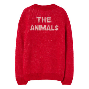 The Animals Observatory - Plain Bull Pullover - The Animals Observatory X Smallable Exklusiv | Rot