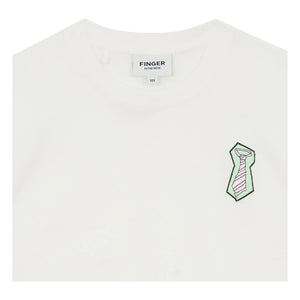 Finger in the nose - Camiseta extragrande de algodón orgánico Filo | Blanca
