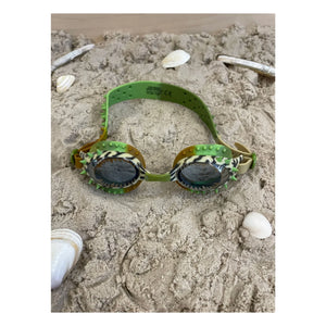 Bling2O - Prehistoric Times Swimming Goggles | Khaki